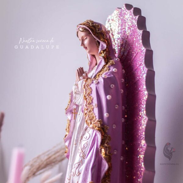 Virgen de Guadalupe Rosa -  62cm