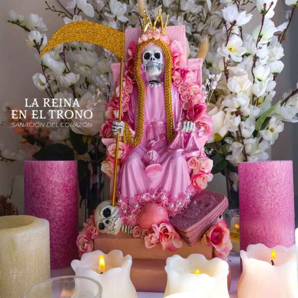Santa Muerte Coronada - Amor y Sanación - 36cm