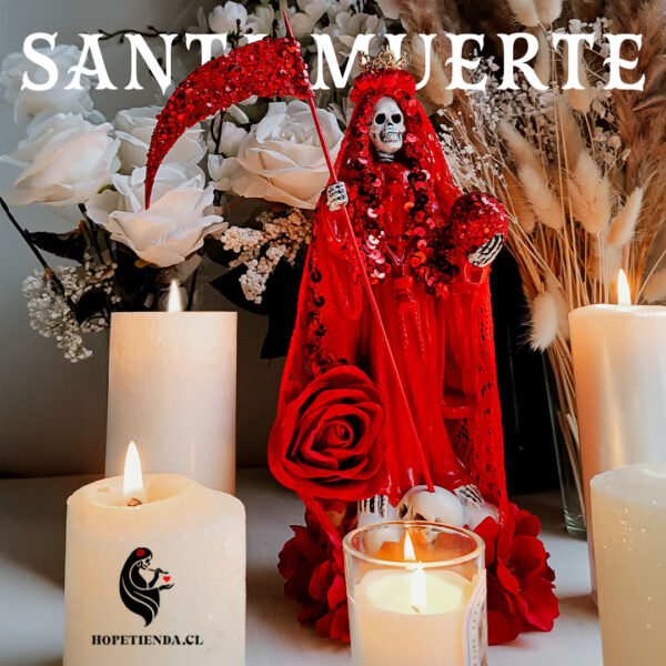 Santa Muerte Roja / Amor y Pasión en cada detalle