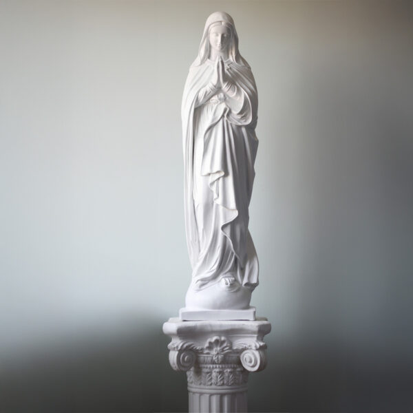 Virgen Maria 1 metro Fibra de Vidrio