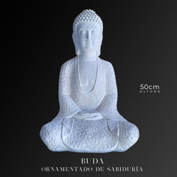 Buda Ornamentado de Sabiduría 50cm