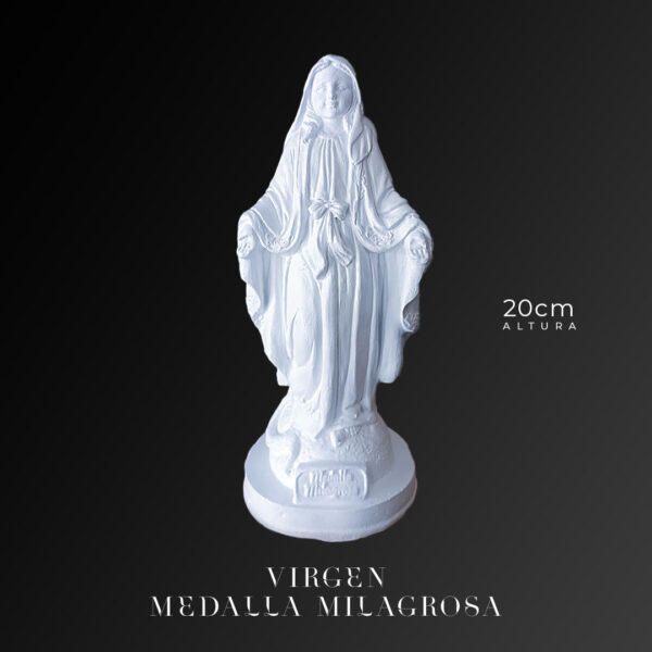 Virgen Medalla Milagrosa - 20cm