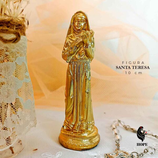 Santa Teresa Efecto Oro Croma 10cm