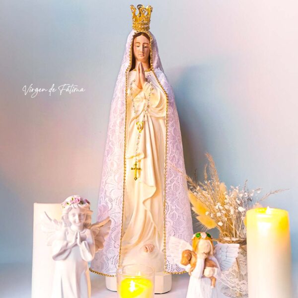 Virgen de Fátima 48cm
