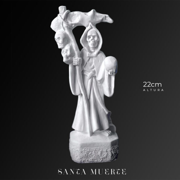 Santa Muerte en bruto 22cm