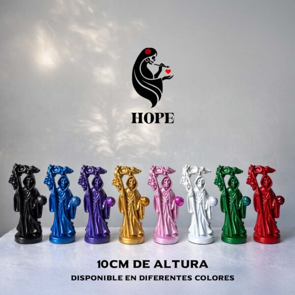 Santa Muerte Colores 10cm